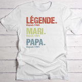 T-shirt blanc personnalisable avec ton design – fabriqué par Love & Faith