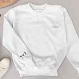 Nous deux - Sweat personnalisé avec date d'anniversaire pour les couples