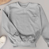 Nous deux - Sweat personnalisé avec date d'anniversaire pour les couples