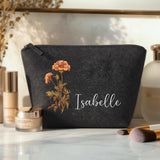 Ta fleur - Trousse de maquillage en feutre personnalisé