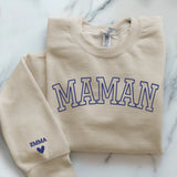 beiger Pullover personalisierbar - gefertigt von Love & Faith