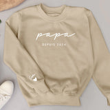 Meilleur papa - Sweat personnalisé pour papa et papy avec prénoms