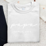Meilleur papa - Sweat personnalisé pour papa et papy avec prénoms