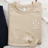 Papa - Parents-Sweat personnalisé pour papa avec noms d'enfants