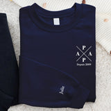 Papa - Parents-Sweat personnalisé pour papa avec noms d'enfants