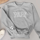 Pour Papa - Sweat personnalisé pour parents et grands-parents avec prénoms