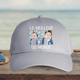 Le Papa - casquette personnalisable pour papa avec photo