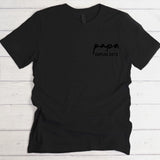 T-shirt noir personnalisable avec ton design – fabriqué par Love & Faith