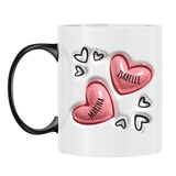 Tasse personnalisée grand-mère maman look 3D Je suis à la fois, sublimation nette résistante lave-vaisselle – Motiv 9