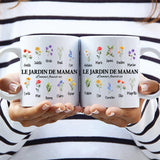 Les fleurs de Mamie - Tasse personnalisée pour Maman et Mamie