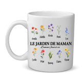 Les fleurs de Mamie - Tasse personnalisée pour Maman et Mamie