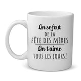 Tasse personnalisée fête des mères avec design et prénoms - Juste pour maman – Motiv 2