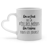 Tasse personnalisée fête des mères avec design et prénoms - Juste pour maman – Motiv 5