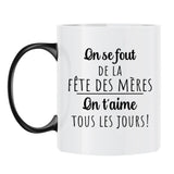 Tasse personnalisée fête des mères avec design et prénoms - Juste pour maman – Motiv 8