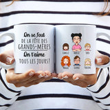 On t'aime - Grands-parents-Tasse