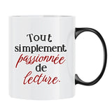 Tasse personnalisée La dévoreuse de livres design Amis, impression sublimation haute qualité – Motiv 9