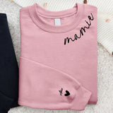 Sweat personnalisé Mamie Famille avec prénoms customisables, matière premium douce – Motiv 3