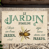 Joie dans le jardin – Extérieur-paillasson