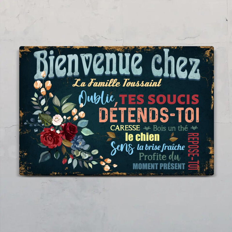 Panneau de bienvenue décoratif pour porte d'entrée, « You're Not Alone You still Have Panneau de bienvenue décoratif pour porte d'entrée, « You're Not Alone You still Have