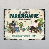 Paradis du jardin - Extérieur - Pancarte de porte