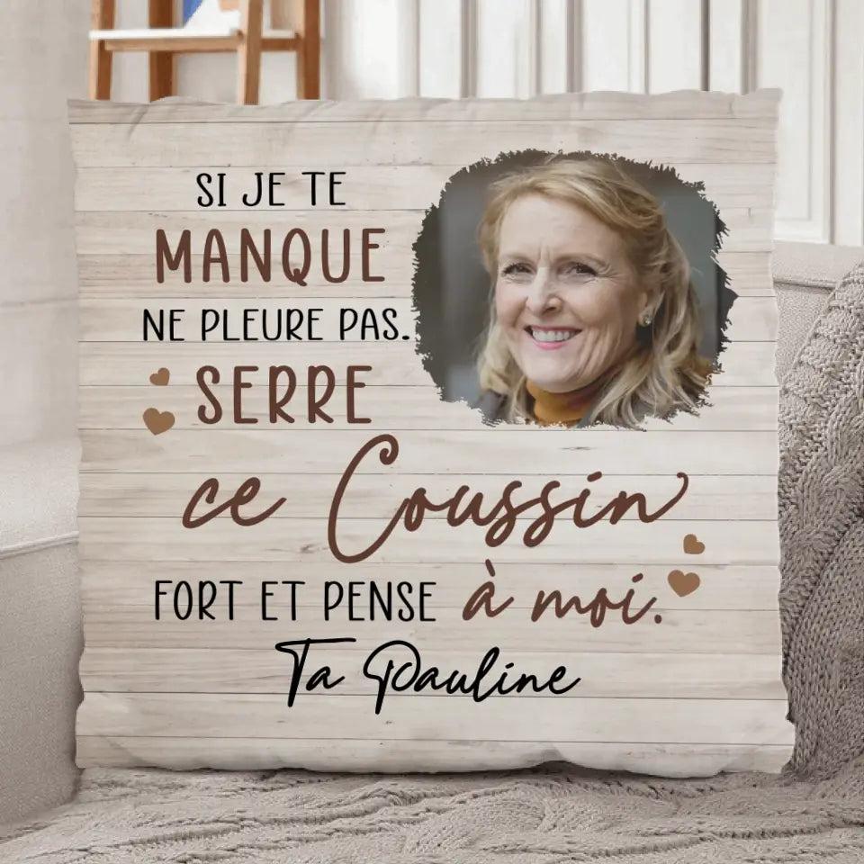 Coussin de famille personnalisable Toujours avec toi avec prénoms et design custom