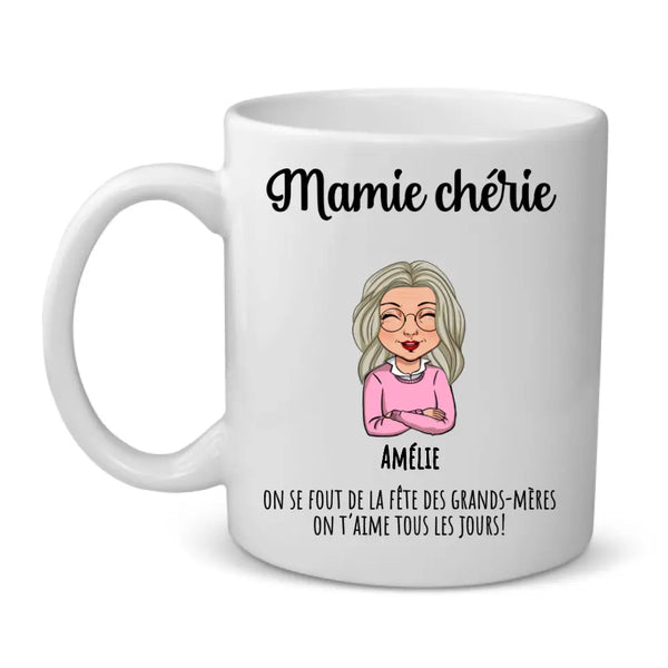 Mamie Chérie - Grands-parents-Tasse