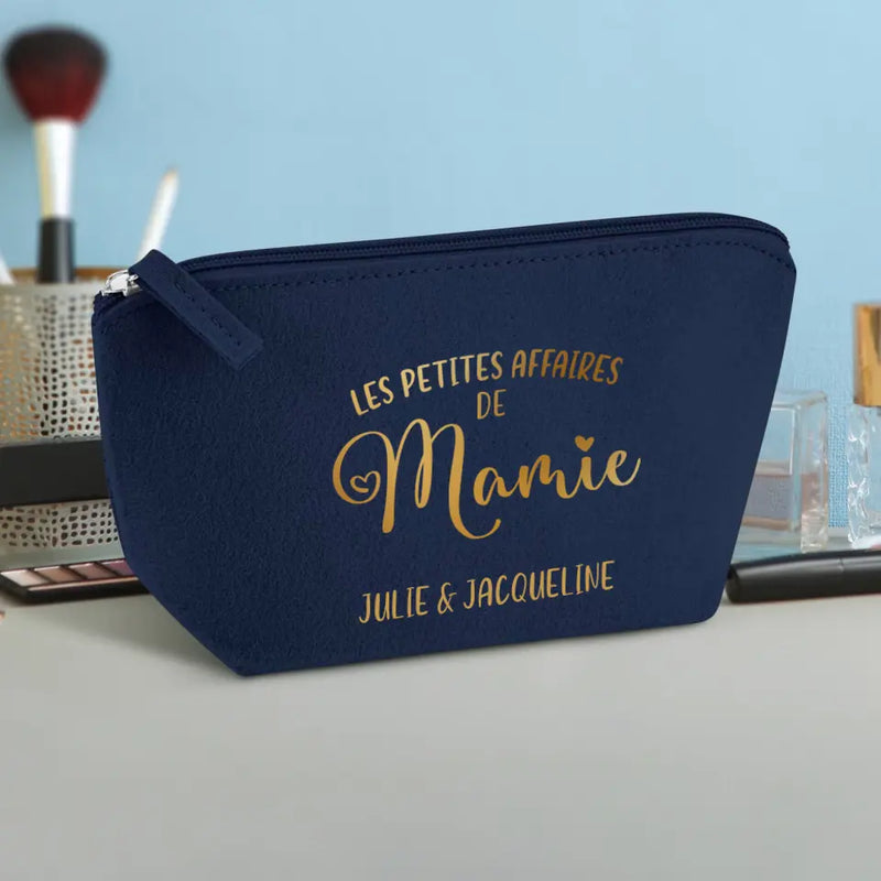 Mamie en or - Grands-Parents-Trousse de maquillage en feutre