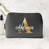 Initiale - Trousse de maquillage personnalisée en PU
