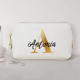 Initiale - Trousse de maquillage personnalisée en PU