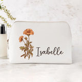 Ta fleur - Trousse de maquillage personnalisée en PU