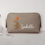 Ta fleur - Trousse de maquillage personnalisée en PU