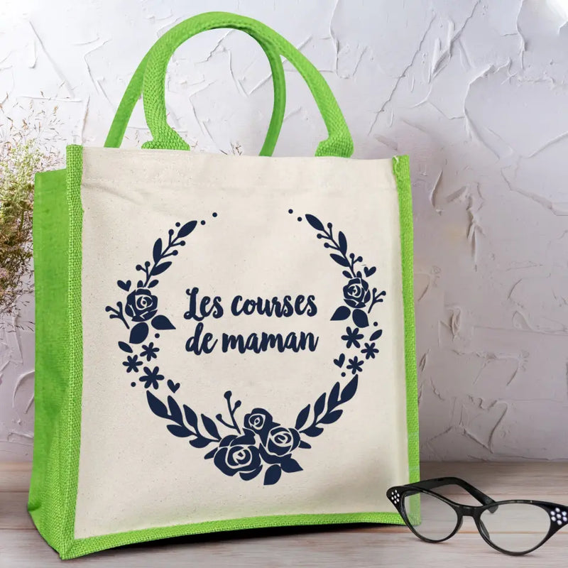 Les courses de mamie - Grands-parents-Sac coloré