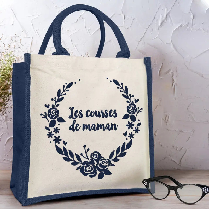 Les courses de mamie - Grands-parents-Sac coloré