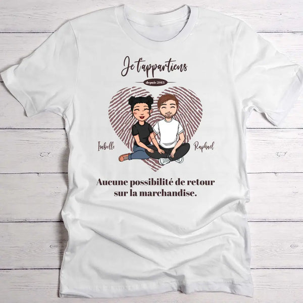 Pas de retour - Couples -T-Shirt