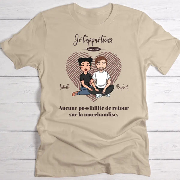 Pas de retour - Couples -T-Shirt