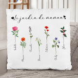 Le jardin de mamie - Grands-parents-Coussin