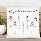 Le jardin de mamie - Grands-parents-Coussin