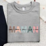 Les enfants - Sweat personnalisable pour Maman et Mamie