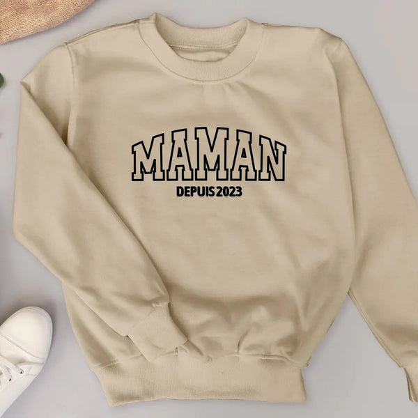 Maman Mamie Mamou - Sweat personnalisable pour Maman et Mamie