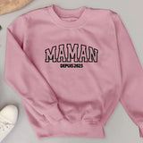 Maman Mamie Mamou - Sweat personnalisable pour Maman et Mamie