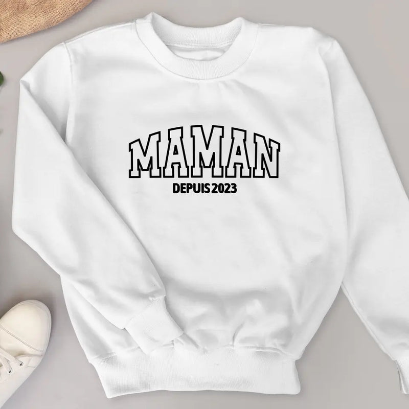 Maman Mamie Mamou - Sweat personnalisable pour Maman et Mamie