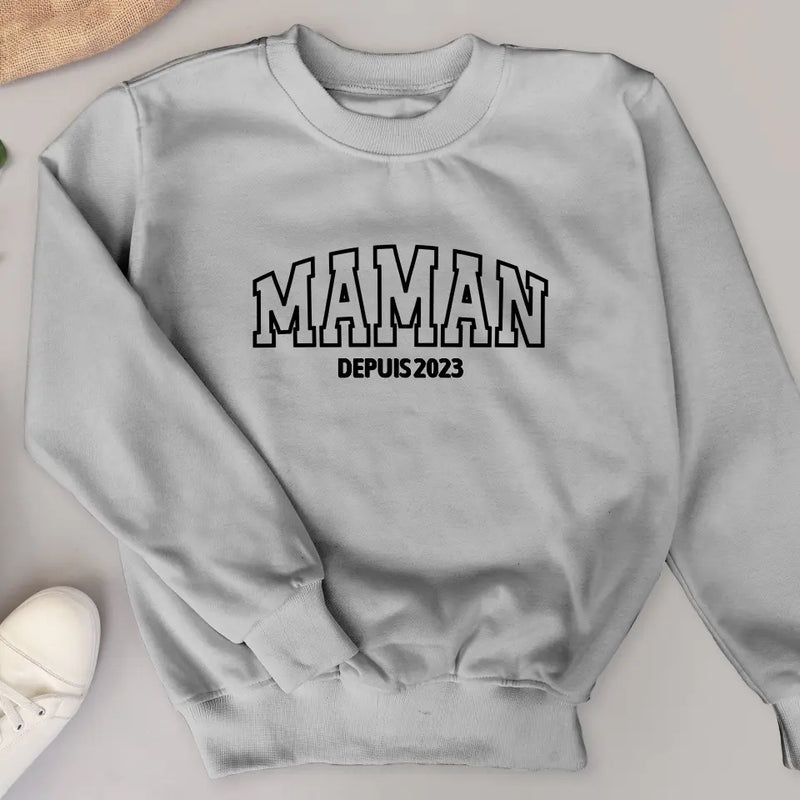 Maman Mamie Mamou - Sweat personnalisable pour Maman et Mamie