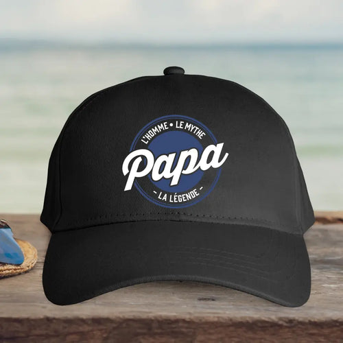 Casquette personnalisable Le Papa pour papa, réglable et à créer soi-même