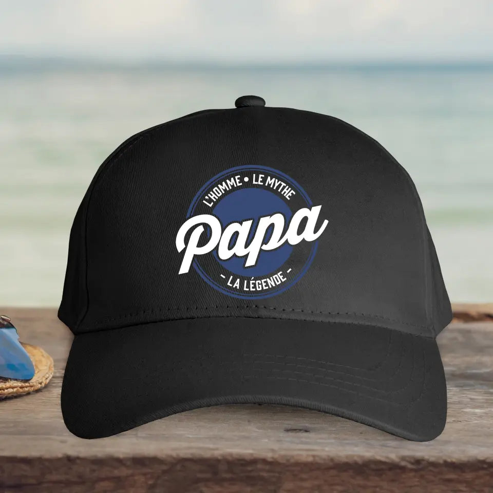 Casquette personnalisable Le Papa pour papa, réglable et à créer soi-même