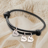Amis - Bracelet en cuir personnalisé