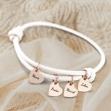 Amis - Bracelet en cuir personnalisé