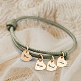 Amis - Bracelet en cuir personnalisé