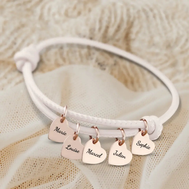 Amis - Bracelet en cuir personnalisé