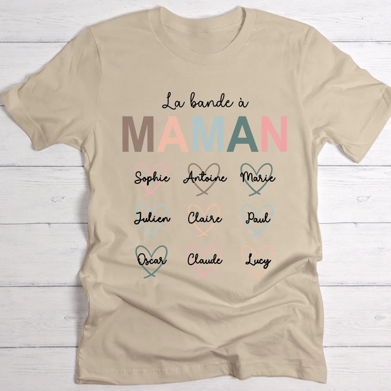 T-shirt beige personnalisable avec ton design – fabriqué par Love & Faith