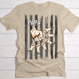 T-shirt beige personnalisable avec ton design – fabriqué par Love & Faith